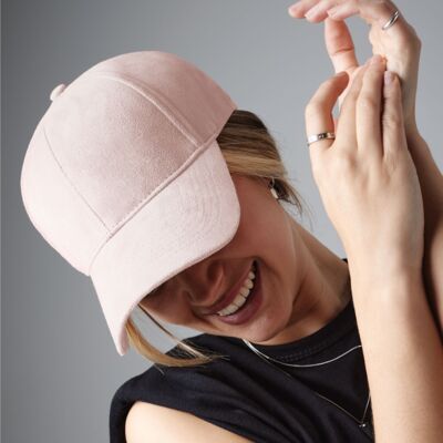 Faux Suede 6 Panel Cap Thumbnail
