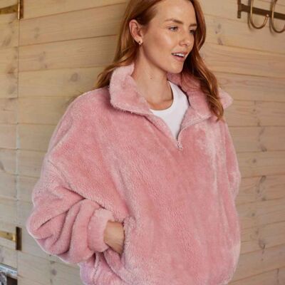 Brand Lab Ladies Fluffy 1/4 Zip Fleece Thumbnail