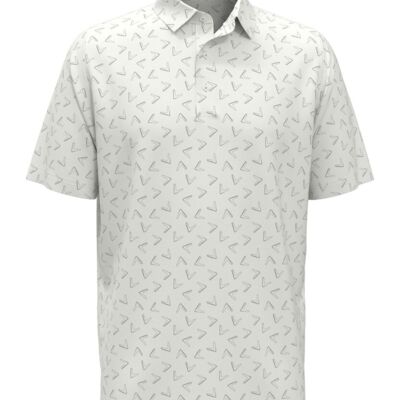 All-over large chev printed polo Thumbnail