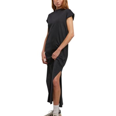Women’s long extended shoulder dress Thumbnail