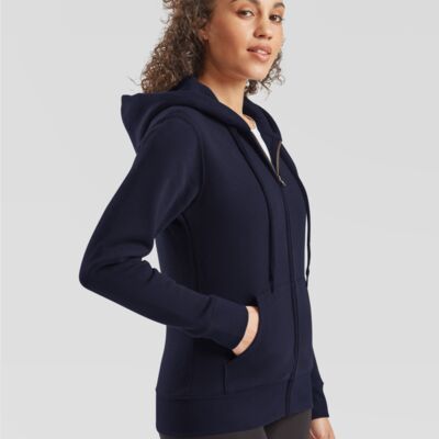 Ladies' Premium Hooded Sweat Jacket Thumbnail