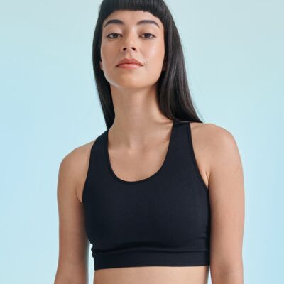 Women's workout cropped top Thumbnail