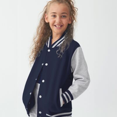 AWDis Kids Varsity Jacket Thumbnail