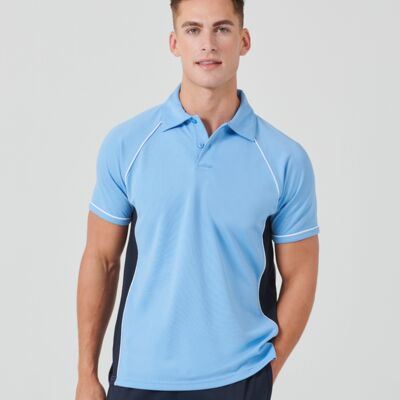 Finden + Hales Performance Piped Polo Shirt Thumbnail